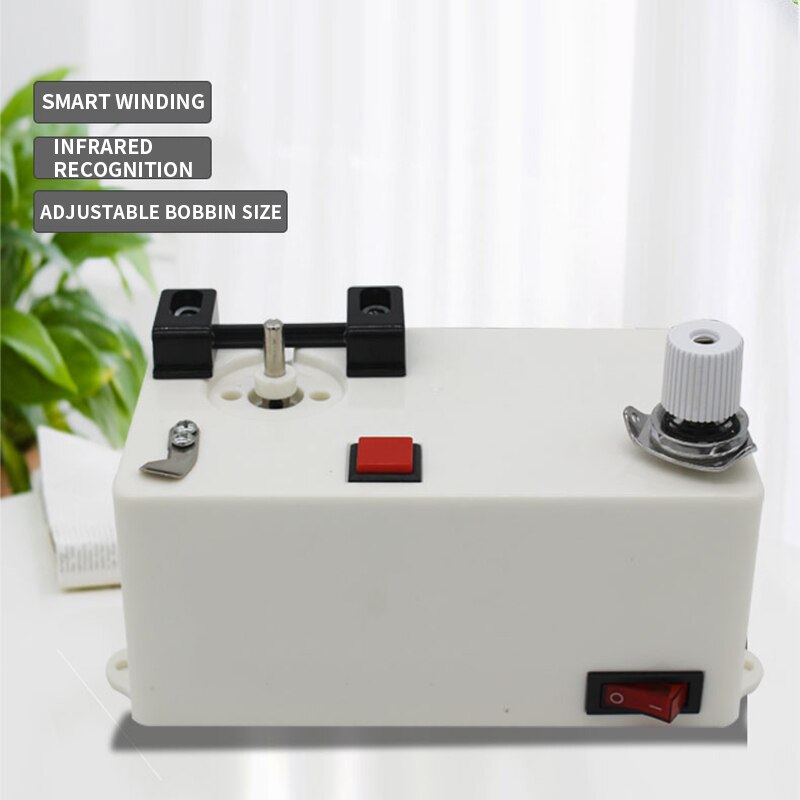 Electric Smart Electronic Winder Flat Car Embroidery High Speed Bobbin Bottom Thread Rewinder Industrial Sewing Machine