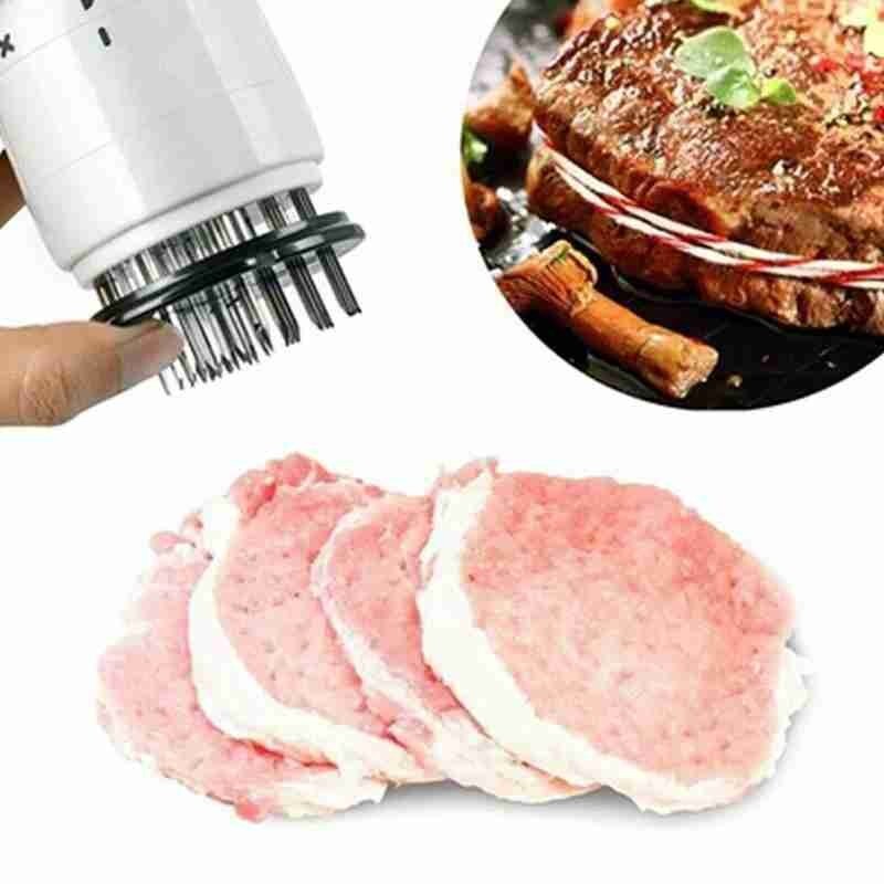 Kjøkken kjøttmørner ultra skarp nål rustfritt kjøkkenblad svinekjøtt verktøy kokekar stål til biffinjeksjon fiskebiff