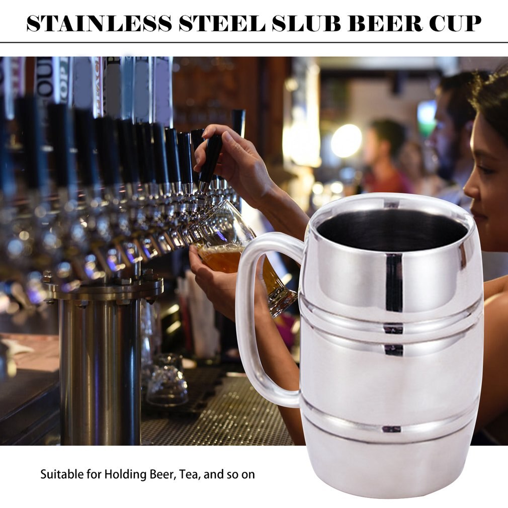 300/430ml Stainless Steel Coffee Mug Beer Cup Double Wall Thermo Mug Wine Tumbler Travel Mugs for Tea Coffe Cup