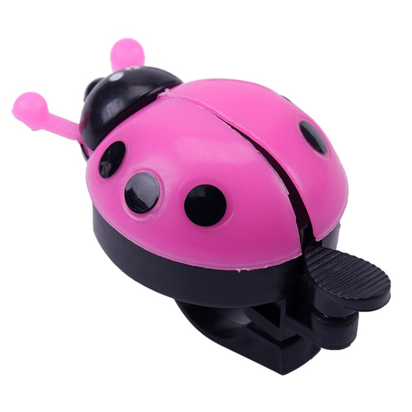 1Pc Fiets Bell Ring Kever Cartoon Lieveheersbeestje Bell Ring Voor Bike Leuke Horn Alarm Bell Kind Fiets Accessoires: Roze