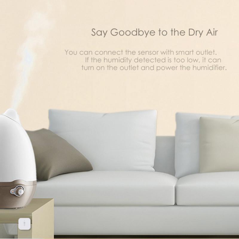 Smart Air Pressure Temperature Humidity Environment Sensor Work For Xiaomi Home Android IOS APP Control Homekit