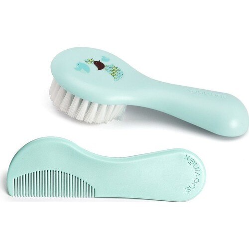 Suavinex Brush Comb Set Baby Blue