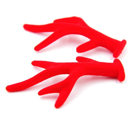 10Pcs/5Pairs Simulatie Gewei Diy Handgemaakte Leuke Hoofdtooi Accessoires Materiaal Christmas Party Decor Foto Props