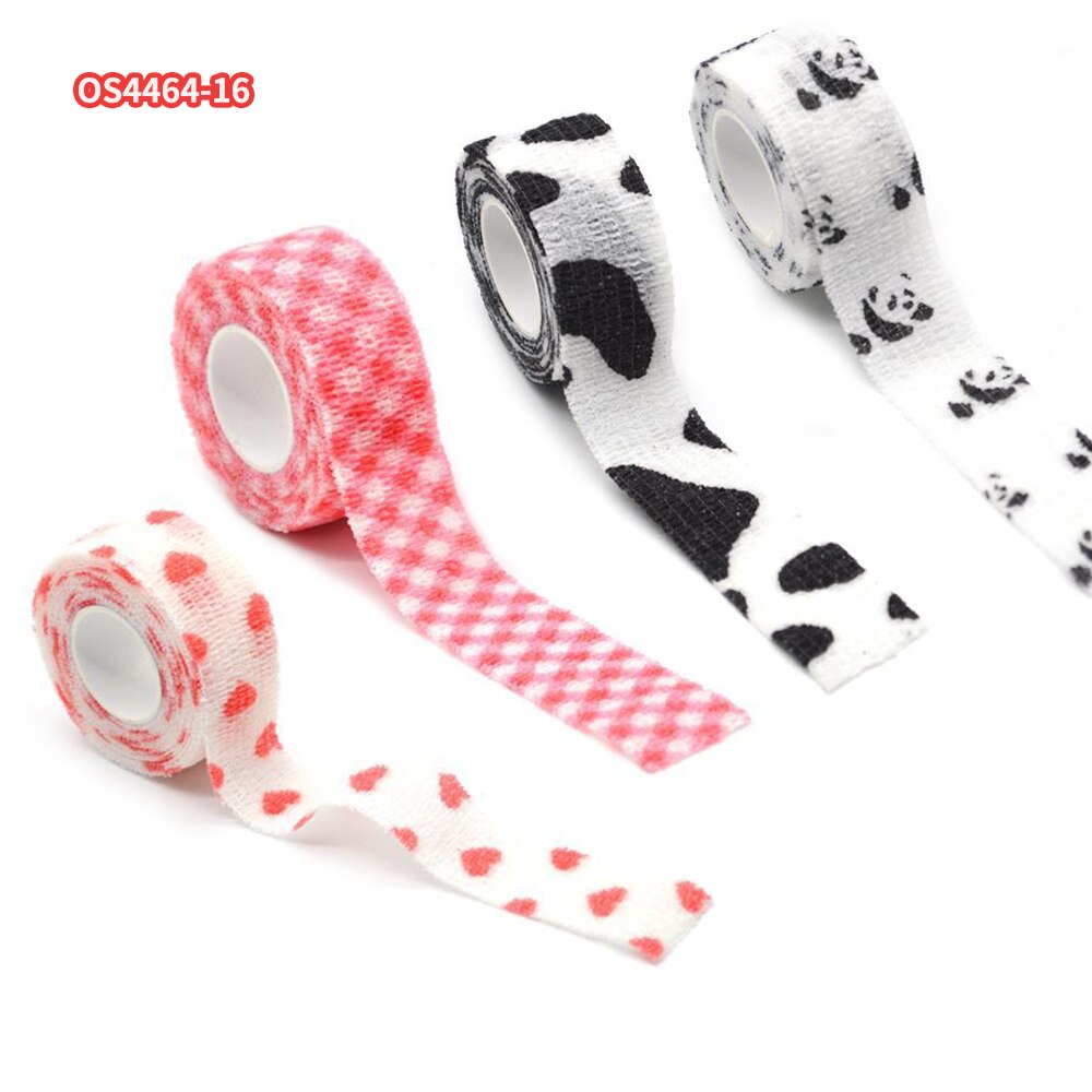 1 Roll Self Adherent Cohesive Wrap Bandage Non-Woven Bandage Calluses-Proof Breathable 1.0 Inch x 5 Yards for School Students: Set 5