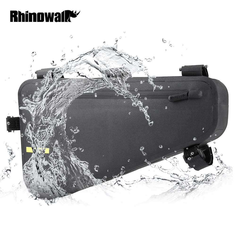 Rhinowalk Fiets Frame Bag 4L Waterdichte Grote Capaciteit Driehoek Tas Fietsframe Tube Bag Fietsen Tool Bag Bike Accessoire