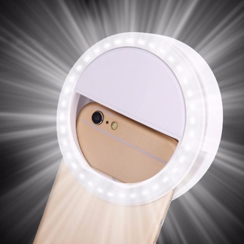 Anillo de Selfie ajustado sin escalonamiento 36 Led, luz de Flash para cámara, mejora de fotografía, lámpara luminosa para iPhone7 6 Samsung S5 S4, producto en oferta