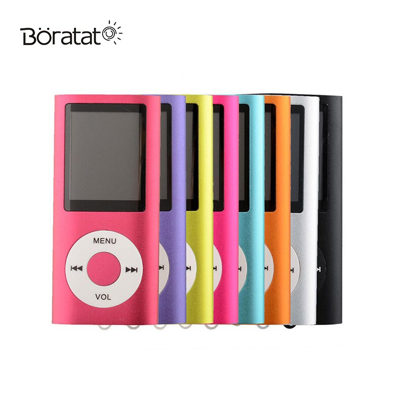 Mp3 soittimen walkman 4th lcd-näyttömuisti stereomusiikkiväline fm-radio amv e-kirja urheiluvideosoitin