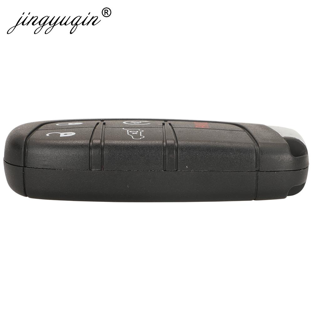 Jingyuqin 10 Uds SIP22 2/3/4/5 botones carcasa de llave a distancia de coche para Jeep Renegade Compass Auto SUV funda inteligente de entrada sin llave Fob