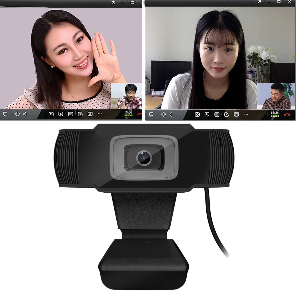 30 grader roterbar 2.0 hd webcam 1080p usb kamera videooptagelse web kamera med mikrofon til pc-computer