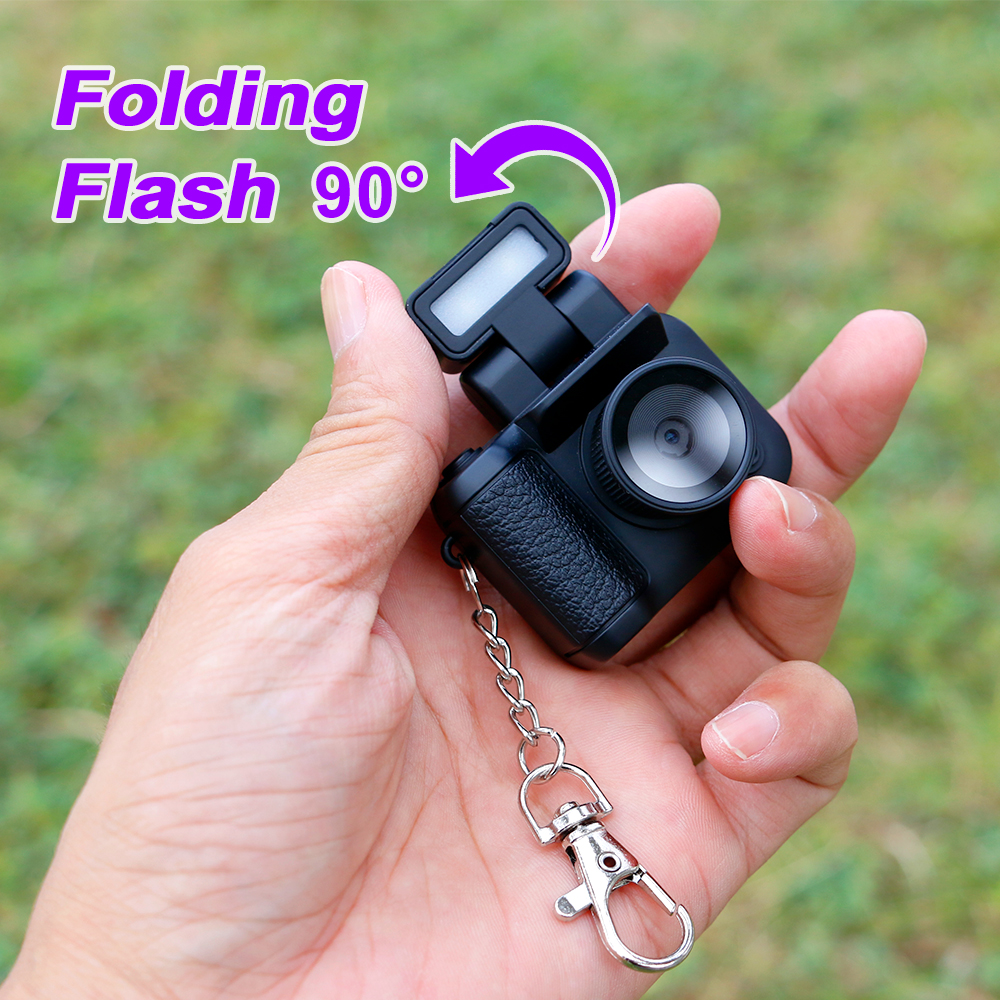 Y4000 Kids Monoreflexes Style Mini Camera With Flash Lamp And Battery Dock Portable Video Recorder 1080P With LCD Screen Y3000