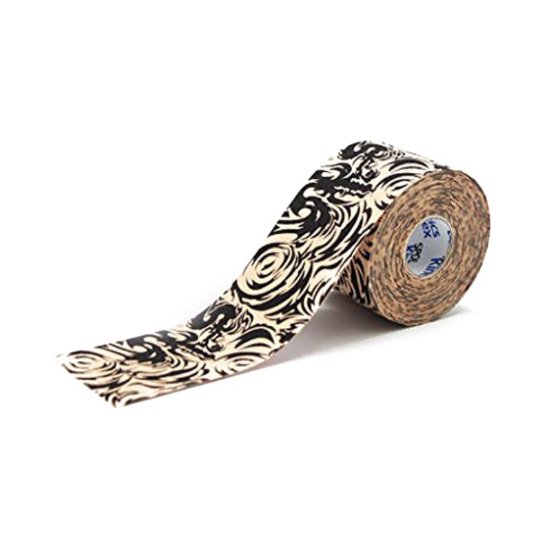 5cm*5m elastisk selvklæbende tape recoverytape sport skade muskel belastning støtte helende bomuld klæbemiddel åndbar: Multi