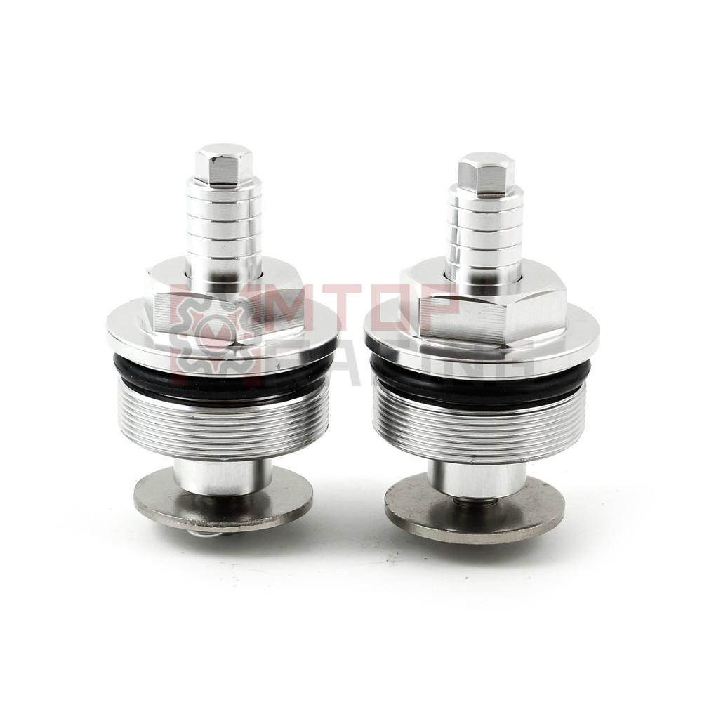 Preload Fork Caps For Yamaha FZX250 ZEAL SRV250 TDR125 38mm Hexagonal Adjustable Fork Bolts Black Silver Blue
