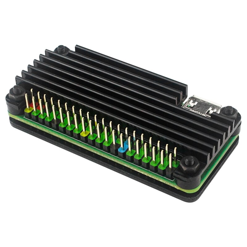 Aluminium Case + Pin Header Schroevendraaier Passieve Koeling Enclouse Voor Raspberry Pi