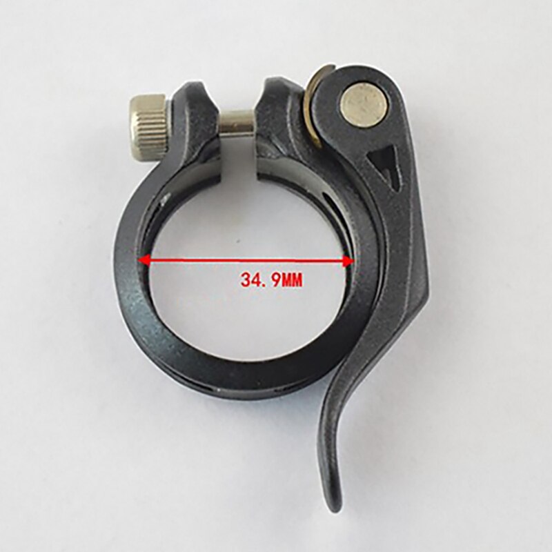 Bicycle Seatpost Clamp Quick Release Bike Seatpost Clamp Sandblasting Aluminum Alloy 34.9MM