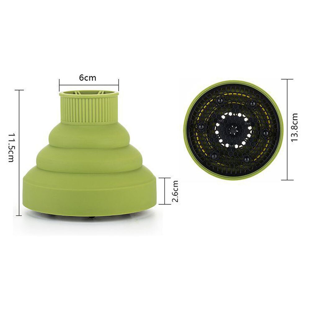 Silicone Universal Hair Diffuser Dryer Blower Hairdressing Salon Hair Curly Dryer Folding Diffuser Cover 4 Colors
