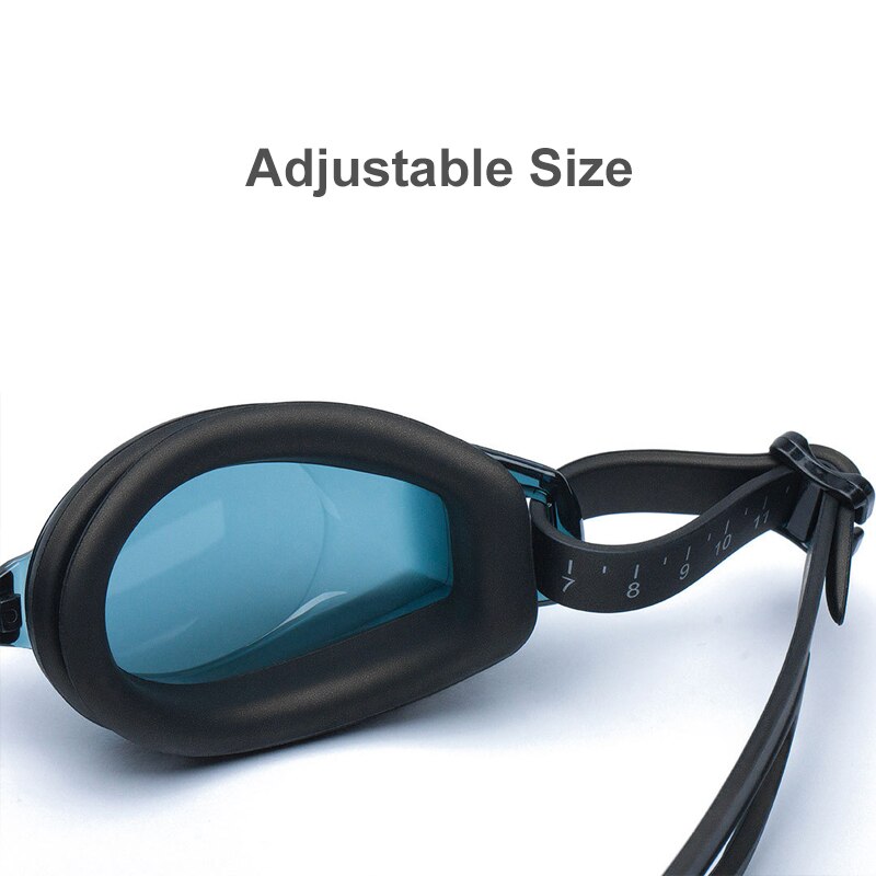 Originele Ts Volwassen Zwembril Zwemmen Glazen Hd Anti-Fog 3 Vervangbare Neus Stomp Met Siliconen Pakking Widder Hoek bril