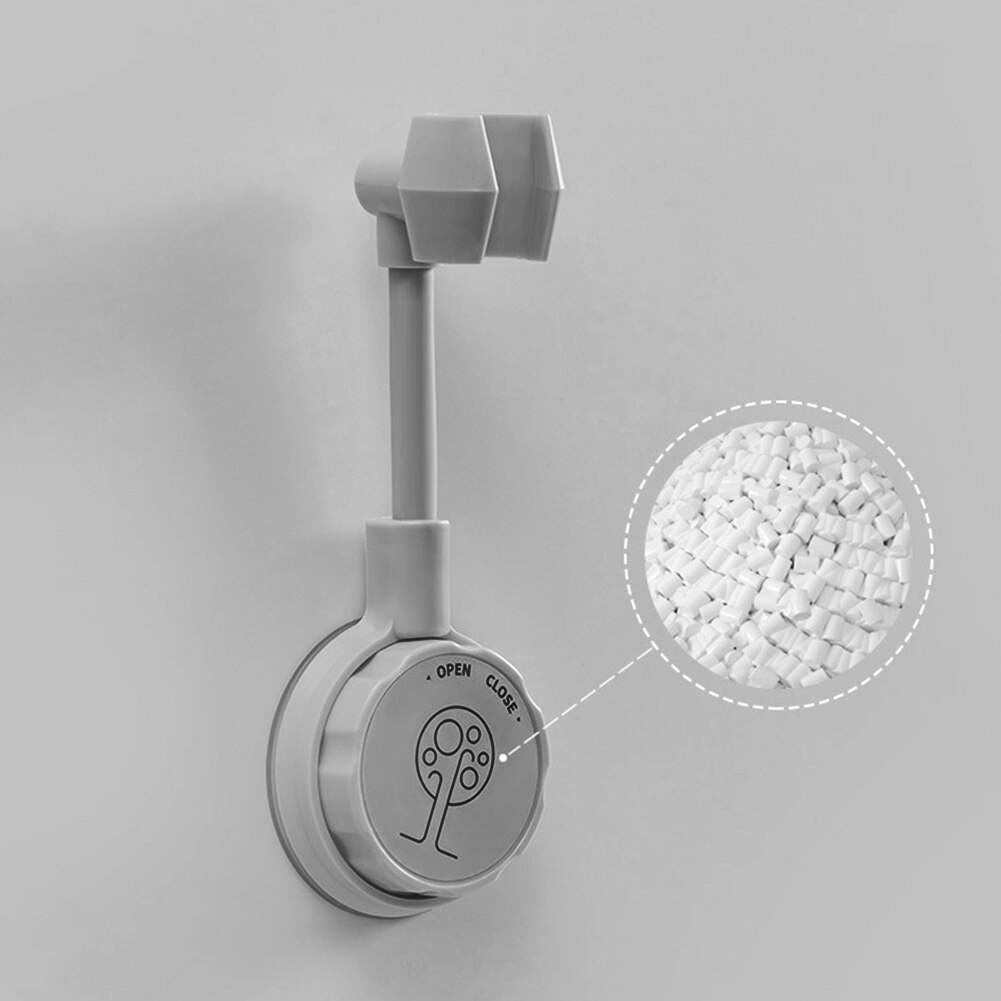 Soporte de pared para cabezal de ducha, estante de soporte sin perforaciones, 360 grados, accesorios de baño
