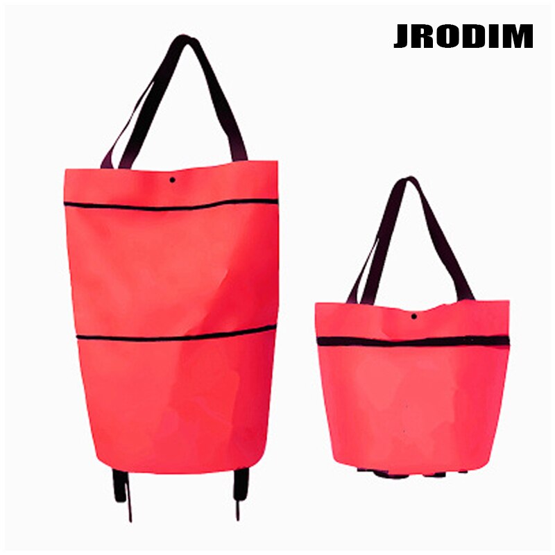 JRODIM – sac de courses pliable avec roulettes, – Grandado