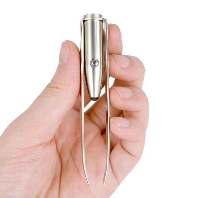 1pc LED Pinzette Wimpern Augenbraue Augen Haar Entferner Wimpern Pinzette machen-hoch Schönheit Stahl Edelstahl Werkzeuge Werkzeuge O2Q1