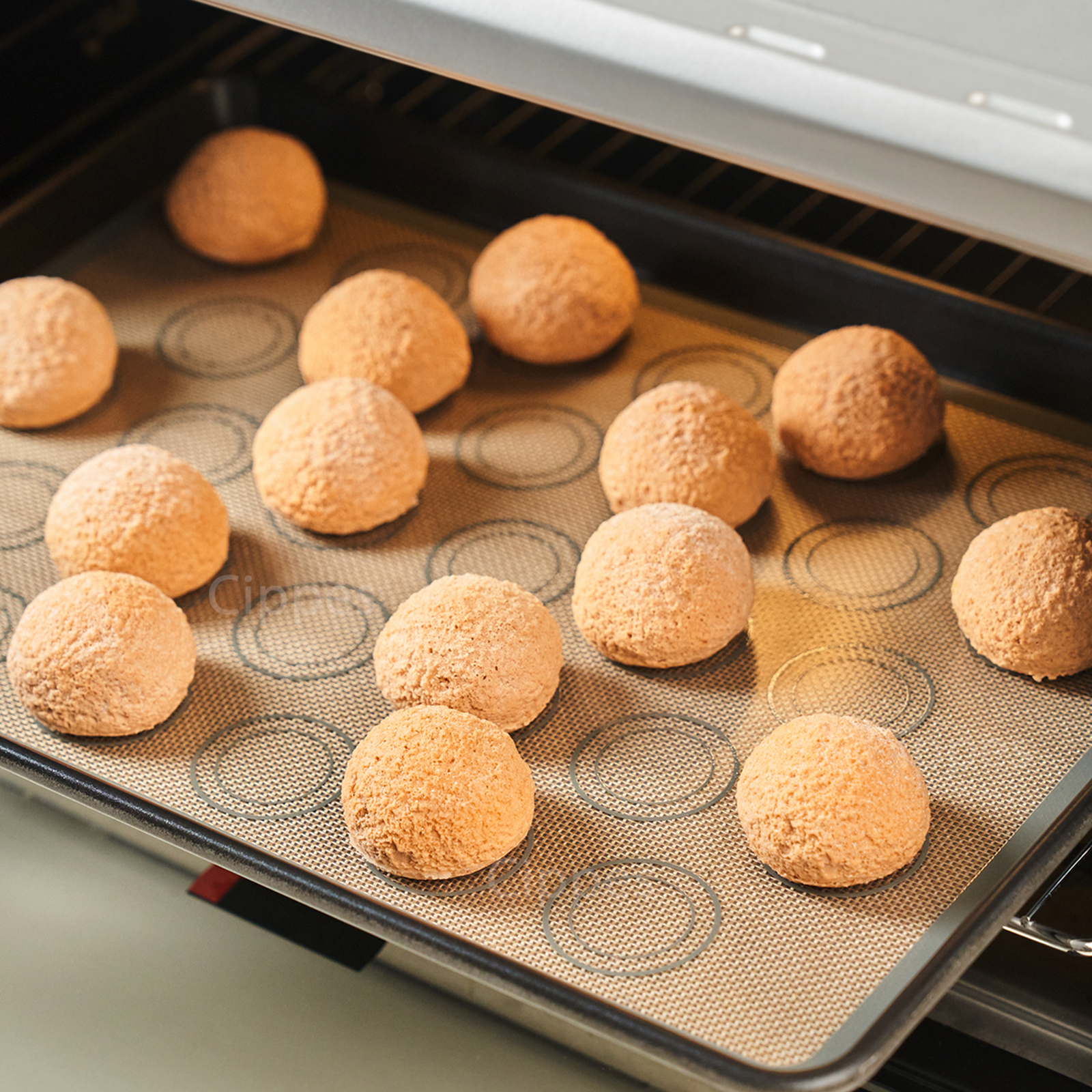 Silicone Baking Mat for Oven, Reusable Non Stick Heat Resistant Bakeware Sheets Liner, Baking Tools for Cookie Macaron Pastry