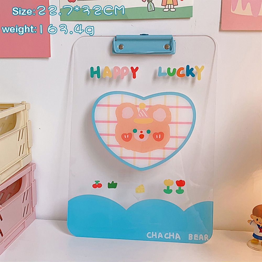 Hole Splint File Folder Acrylic Test Paper Organizer Memo Clip Document Board Clip Clipboard A4 Paperboard Writing Pad: 05