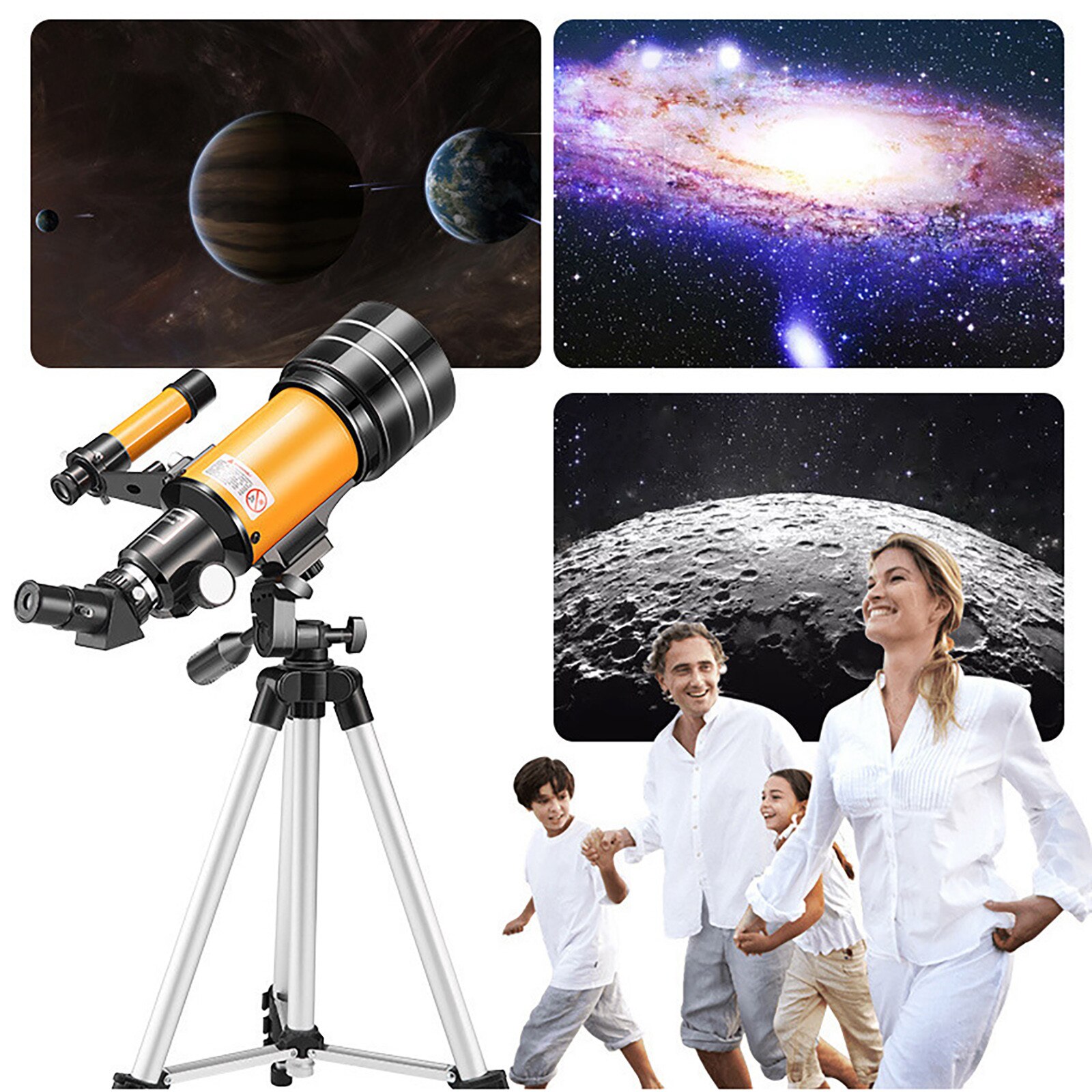 Telescope Zoom Shot Outdoor Camping Hiking Monocular Monocular Telescope 30070 With Adjustable Tripod Phone Adapter#50#30