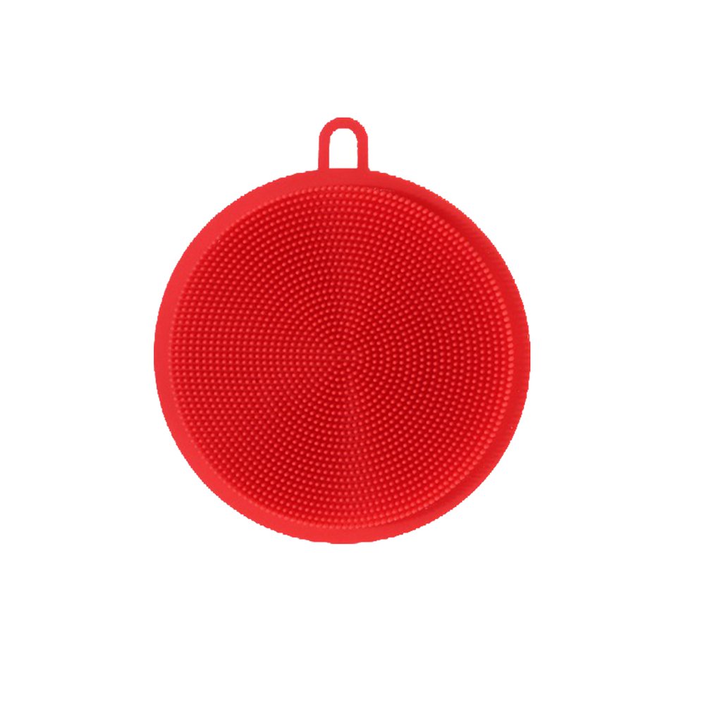 Silicone Sponge Dish Washing Kitchen Scrubber Food-Grade Dishes Multipurpose Sponges Non Stick Cleaning Kitchen Brush
