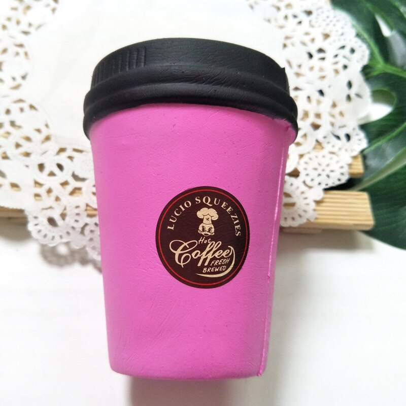 Squishy mignon doux Pu lente rebond Simulation mousse décompression tasse à café amusant adulte enfants presser jouets: QZY8109-1