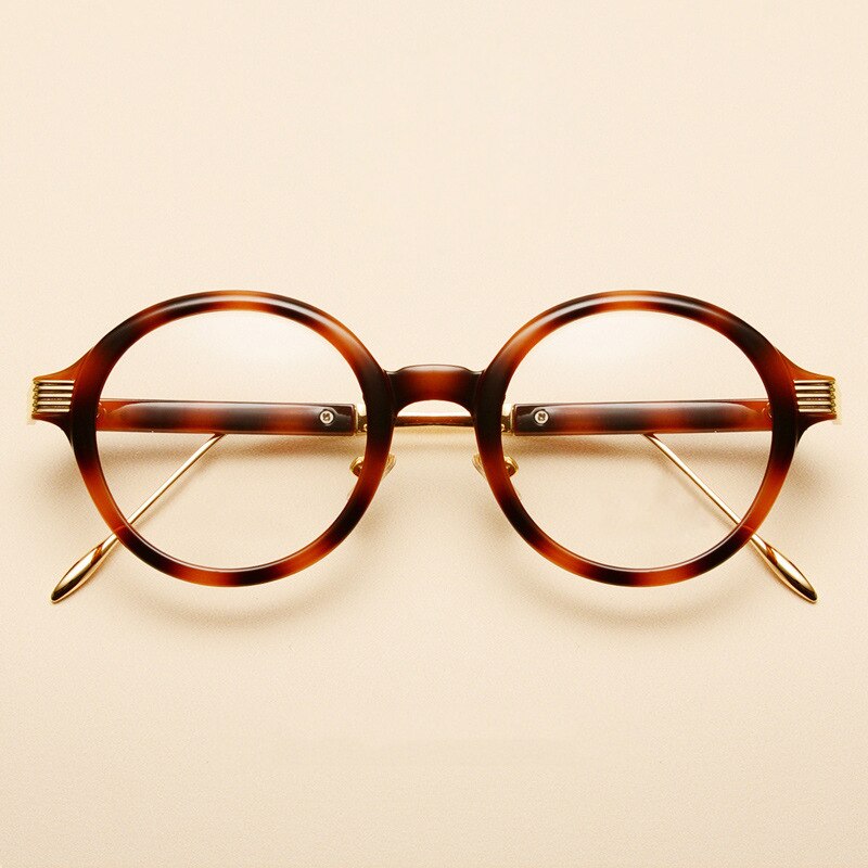 TR90 Round Glasses Frame Women Men Vintage Circle Eyeglasses Optical Myopia Prescription Eyewear Frames Clear Spectacles Oculos: Tortoise