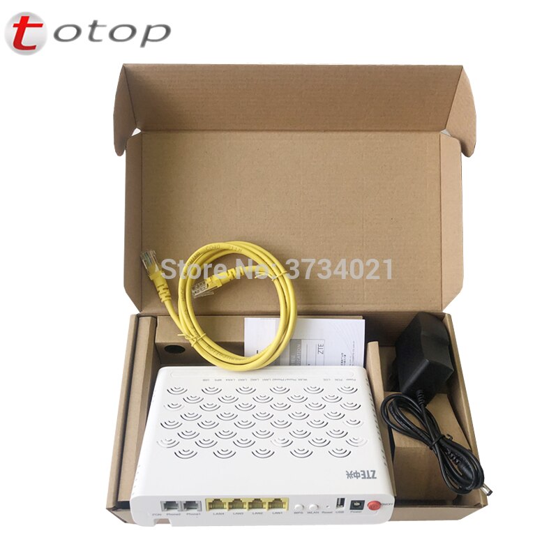 ZTE ZXA10 F460 EPON ONU 4LAN+2VOICE POTS+WIFI+USB