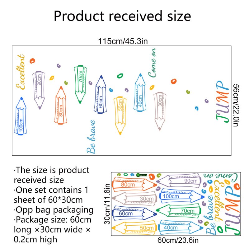 Kid Decor Rainbow Numbers Grid Children Wall Stickers Ground Stickers Floor Sticker Kids Kindergarte Game Decoration Home: zsz1723