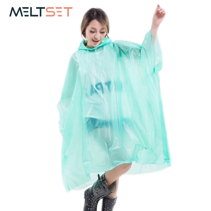 Poncho de lluvia para mujer, capa de lluvia para bicicleta, Poncho impermeable para acampar, con capucha, capa de lluvia transparente, ropa para la lluvia para motocicleta