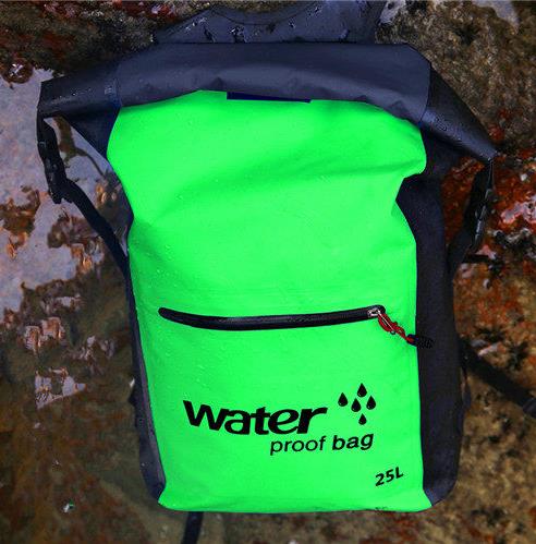 25L borsa da nuoto impermeabile per esterno zaino secchio sacco asciutto borsa di stoccaggio rafting sport kayak canoa borsa da palestra da viaggio 2021: verde