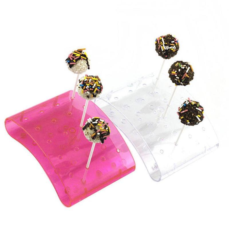 20 gaten Cake Pop Lolly Stand Display Houder Bases Plank DIY Bakken Gereedschappen U-vormige Display DIY Bakvormen Taart Keuken gadgets