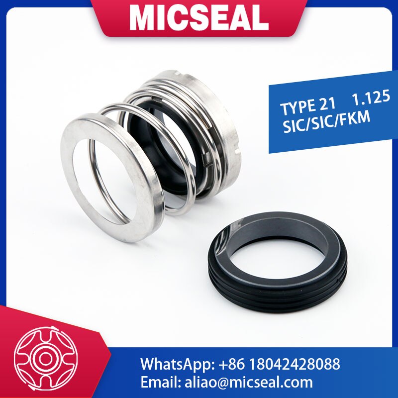 Mechanical Seal Type 21 - 1.125" SIC/SIC/FKM
