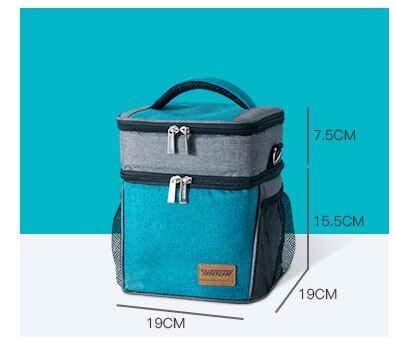 Gumst Geïsoleerde Lunch Tas Thermische Voedsel Zak Grote Capaciteit Toevallige Picknick Tas Lunch Box Voor Vrouwen En Kinderen Goede: Default Title