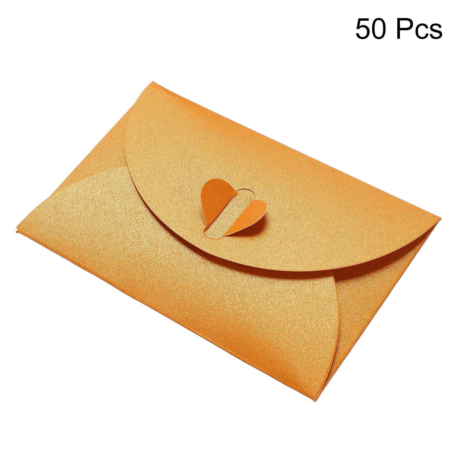 50 sztuk Mini kolorowa koperta gruby karton małe składane DIY perłowe koperty papierowe samoblokująca klamra list okładka karty podarunkowej: green