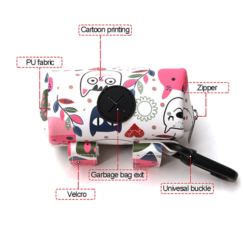 Dog Poop Bag Dispenser Travel Outdoor Foldable Poop Scoop Clean Pick Up Animal Waste Waste Picker Cleaning Pet Products