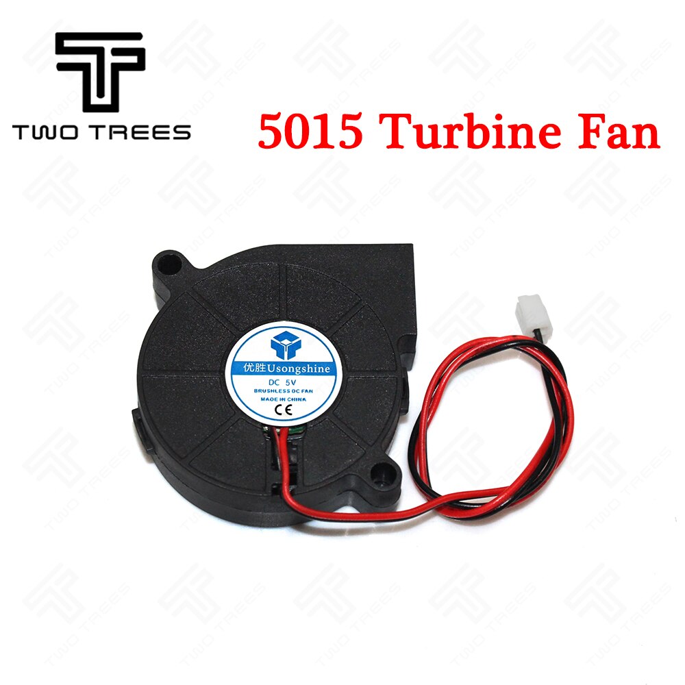 3D drucker Turbine Fan lüfter 5015 (50*50*15mm) fanSide Gebläse Fan extruder hotend kühlung Turbo Fans 3D drucker 0.15A