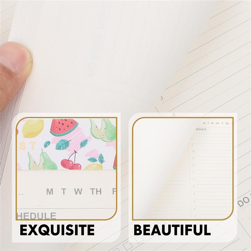 Portable Note Pad Time Management Notepad Magnetic Daily Planner for Home Office daily planner draft notebook