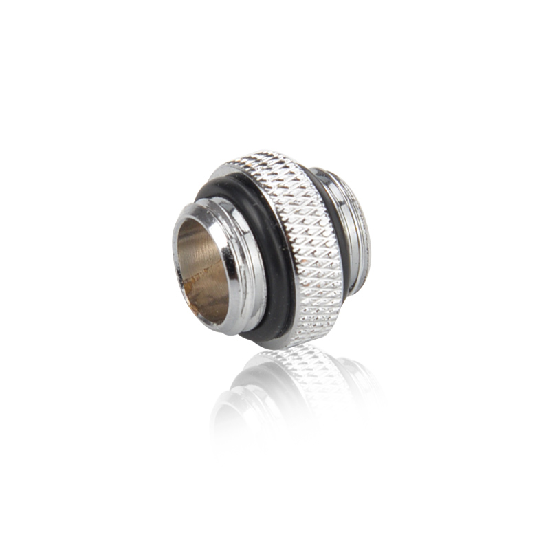 Syscooling DIY chłodzenie wodne z męskiego na męskie złącze miedziane złącze G1/4 gwint na 14mm sztywna rurka: srebro mini