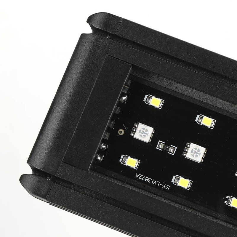 Mini Aquarium fish tank Pet Products Wall Mount Fish Tank 100‑240V US Plug 36LED(24White+12RGB) Aquarium Remote Control