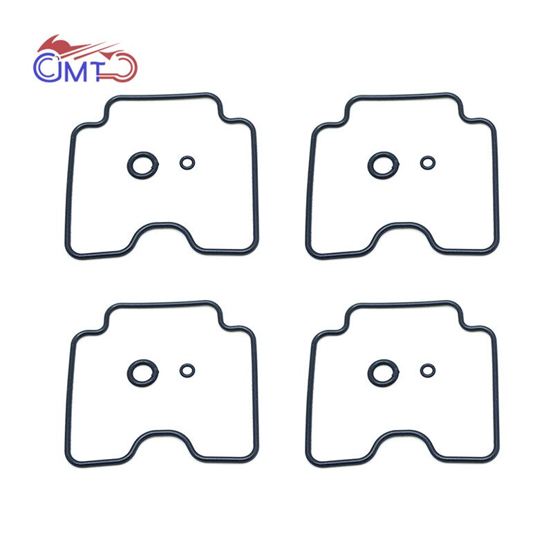 Kit de réparation de carburateur pour Yamaha FZS600 FAZER FZS 600, 1998, 1999, 2000, 2001, 2002, 2003, ensemble de pièces de vanne à aiguille flottante: 4 Gasket and Rings
