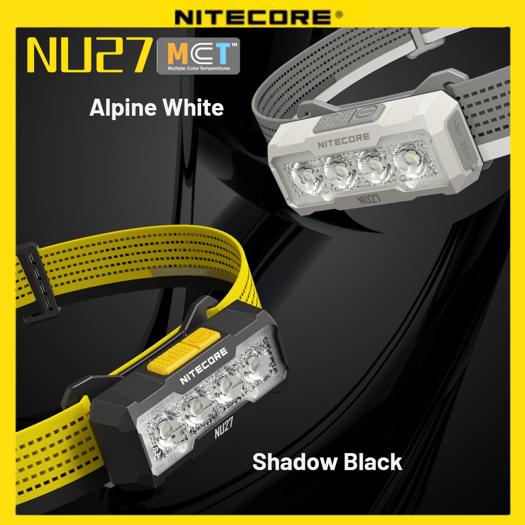 Nitecore  nu27 stirnlampe, 600 lumen, led-laufscheinwerfer, arbeits-stirnlampe, wanderlaterne, taschenlampe, wasserdicht für den außenbereich