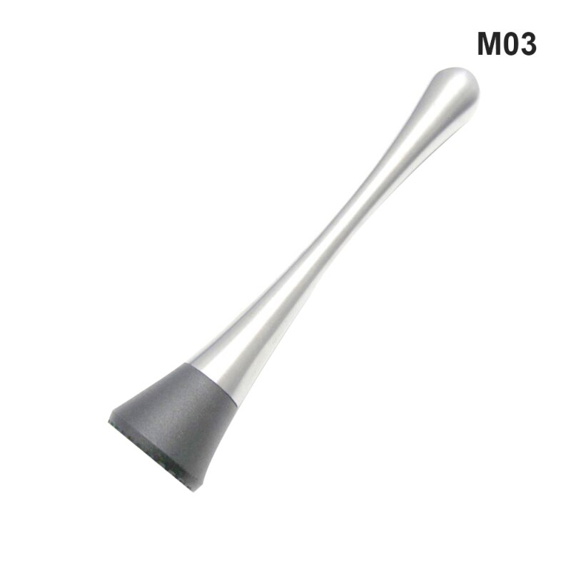 Aço inoxidável vinho mistura vara cocktail mudler shaker com martelo de esmagamento diy bebida fruta mudler esmagado gelo barware ferramenta: M03
