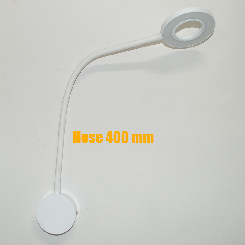 LED-tuyaux-mur-applique 5W 360 ° Chambre à coucher Flexible avec interrupteur à LED, anneau lumineux pour Selfie, lapms muraux d'intérieur pour maquillage, lecture sur le chevet: 0-5W / Or