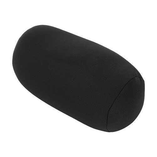 Micro Mini Microbead Back Seat Cushion Pillow Head Case Roll Pillow Head Convenient Travel Neck support Car Bed Sleeping 42: black
