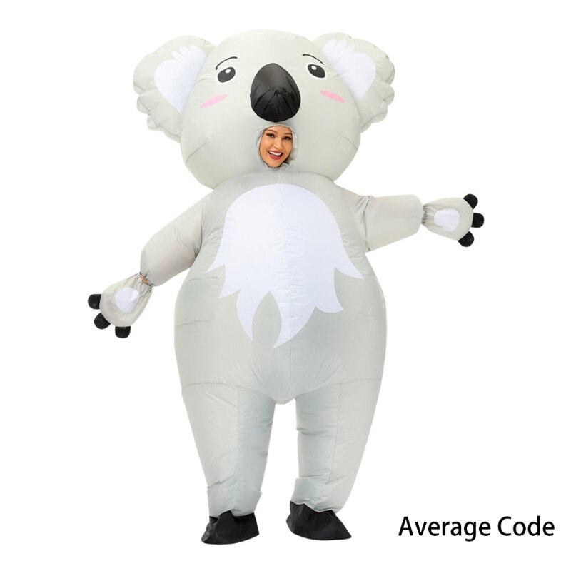 Inflatable Costume Blow Up Koala Costumes for Adults Cosplay Halloween Outfits