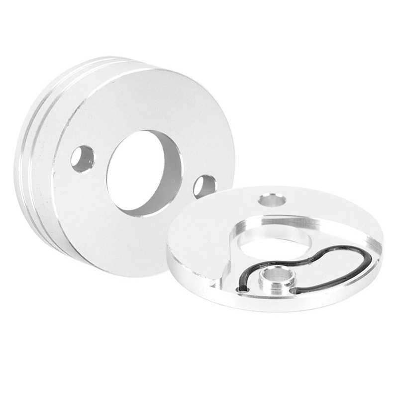 60mm Velocity Stack Air Filter Adapter For 33mm–35mm Carburetors – Polished Aluminum