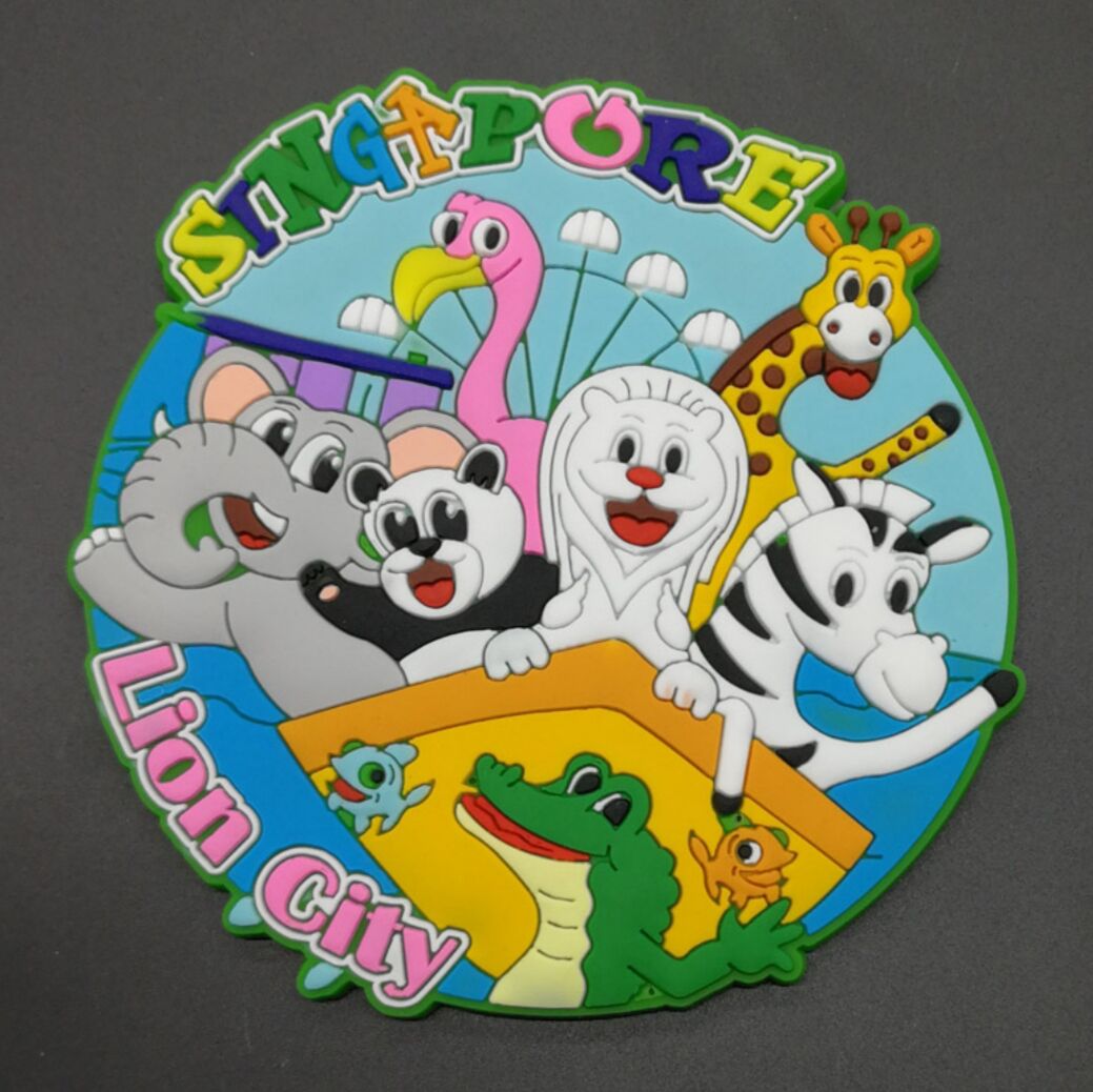 Singapore Rubber Fridge Magnet Tourist Souvenirs Refrigerator Magnetic Stickers Travel collection